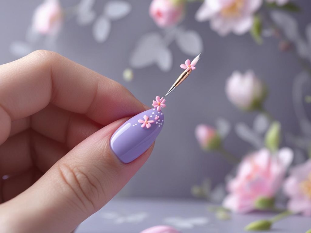 Birthday Nails 2025: Festive Trends for Stunning Nail Designs 10 Creating floral accent birthday nail designs for 2025 inspiration