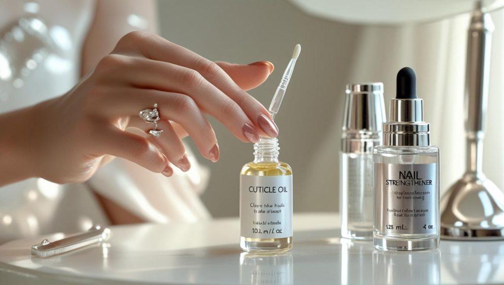 Applying cuticle oil for flawless glossy nails in 2025