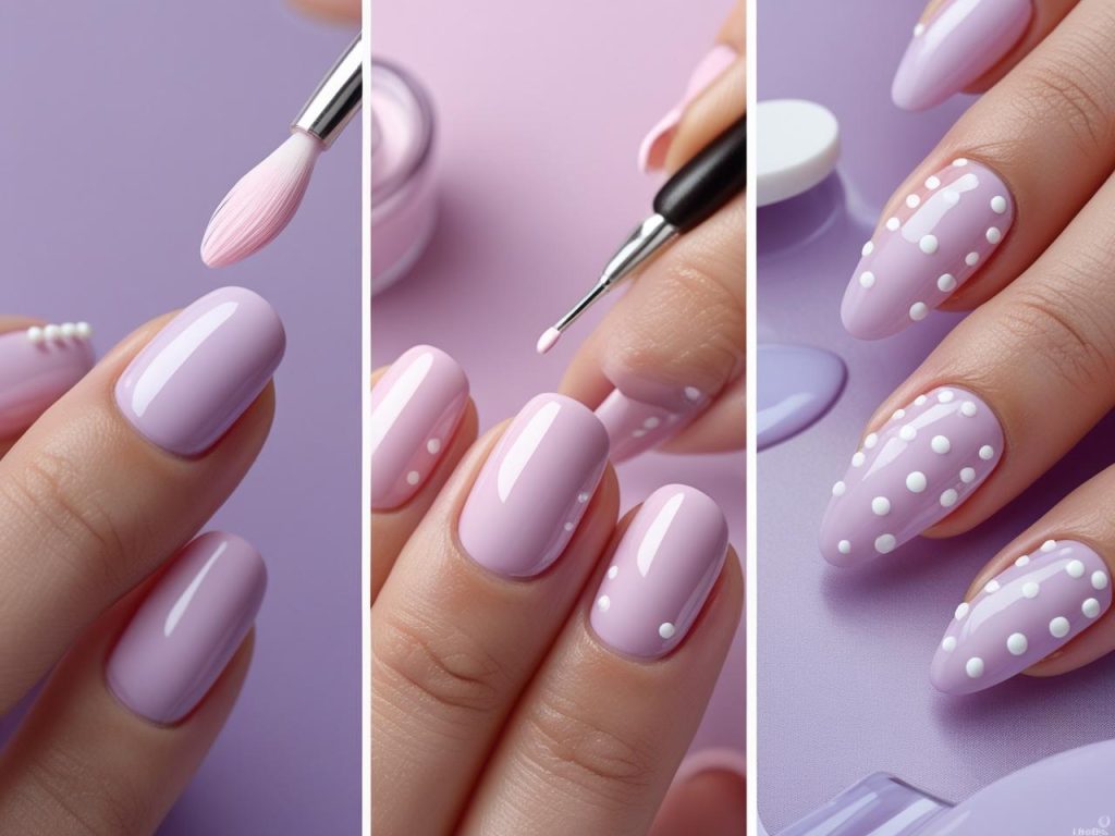 DIY single dot minimalist nail tutorial for 2025 trends