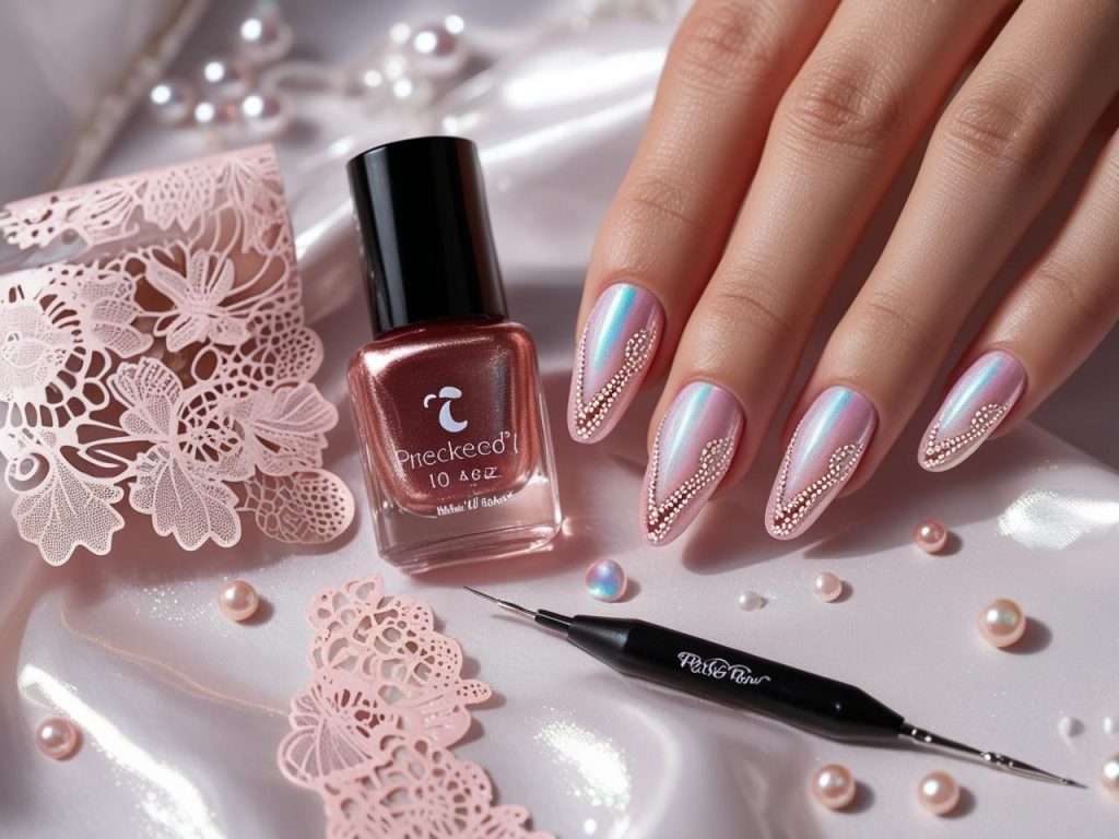 Wedding Nails 2025: Elegant Trends for Stunning Bridal Manicures 14 Nail art kit for DIY wedding nail designs in 2025