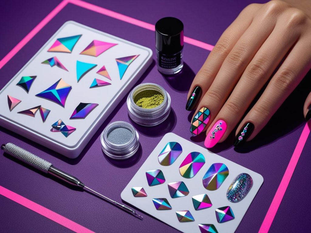 Coffin Nails 2025: Bold Trends for Stunning Manicures 13 Nail art kit for DIY coffin nail designs in 2025