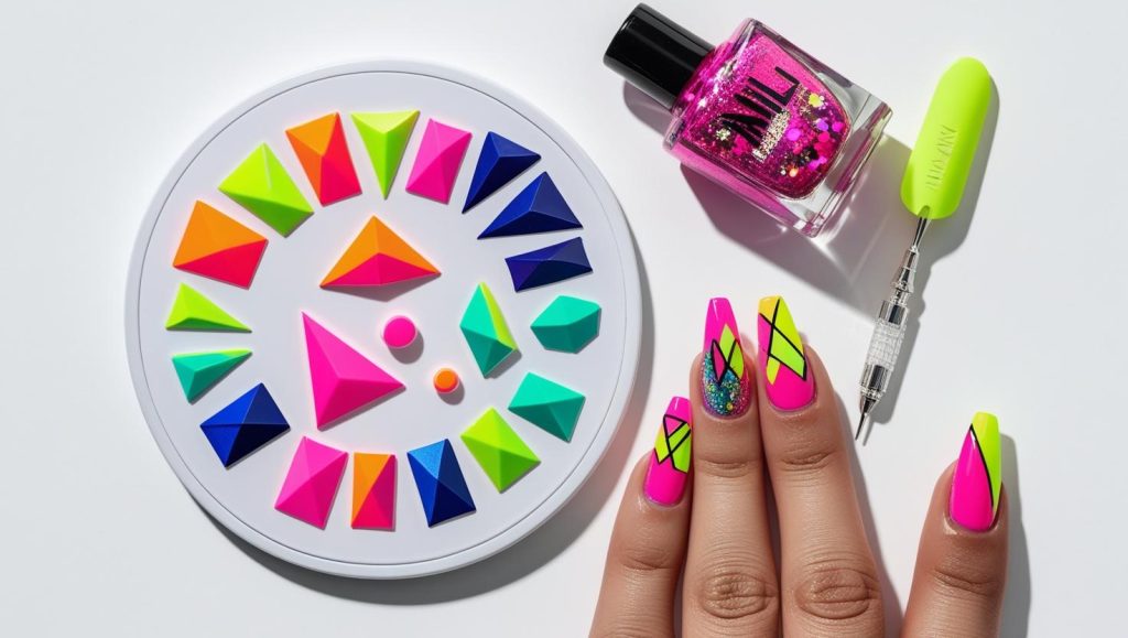 Nail art kit for DIY glossy nail designs in 2025