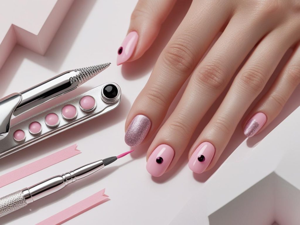Nail art kit for DIY minimalist nail designs in 2025