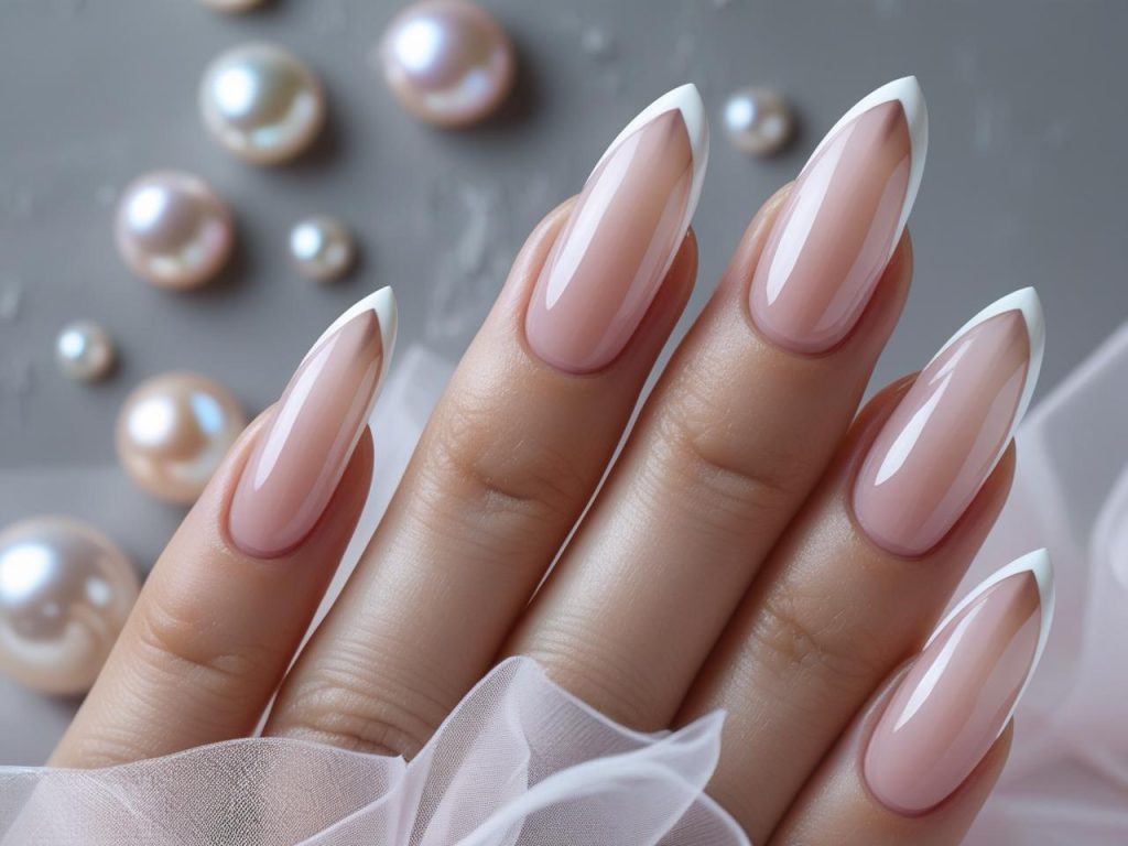 Micro French tip minimalist nail designs with white tips for 2025