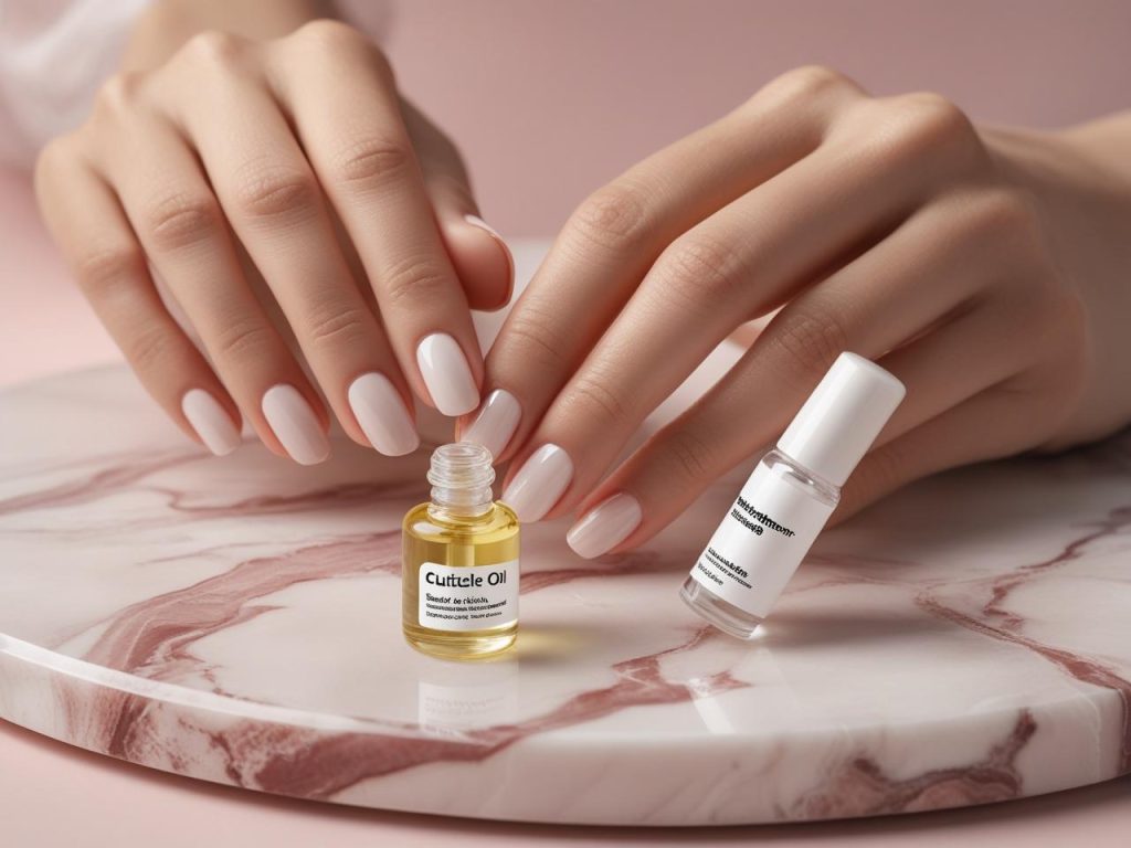 Applying cuticle oil for flawless minimalist nails in 2025