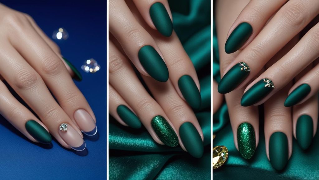 DIY jewel tone matte nail tutorial for 2025 trends