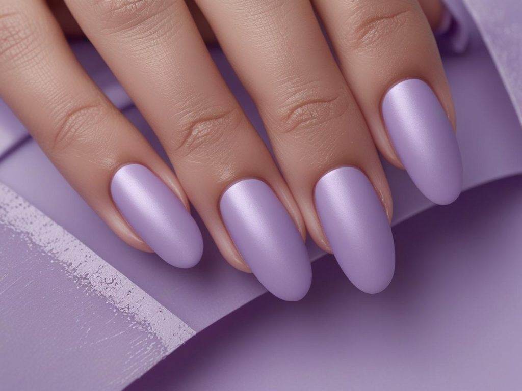 Ballerina Nails 2025: Elegant Trends for Stunning Manicures 12 Matte elegance ballerina nail designs with soft lavender finish for 2025