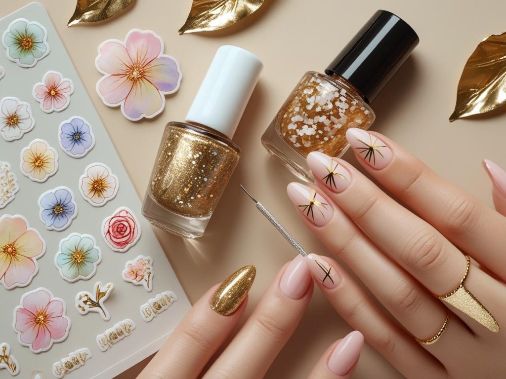 Almond Nails 2025: Chic Trends for Stunning Manicures 14 Nail art kit for DIY almond nail designs in 2025