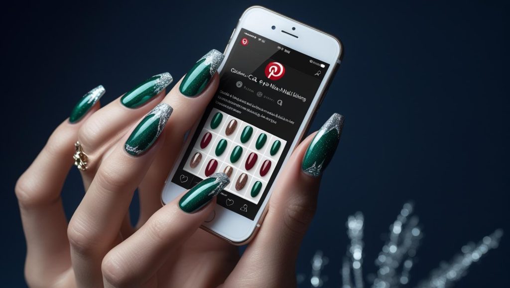 Cat Eye Nails 2025: Mesmerizing Trends for Stunning Manicures 3 Velvet cat eye square nails on a Pinterest board, showcasing 2025 cat eye nail trends