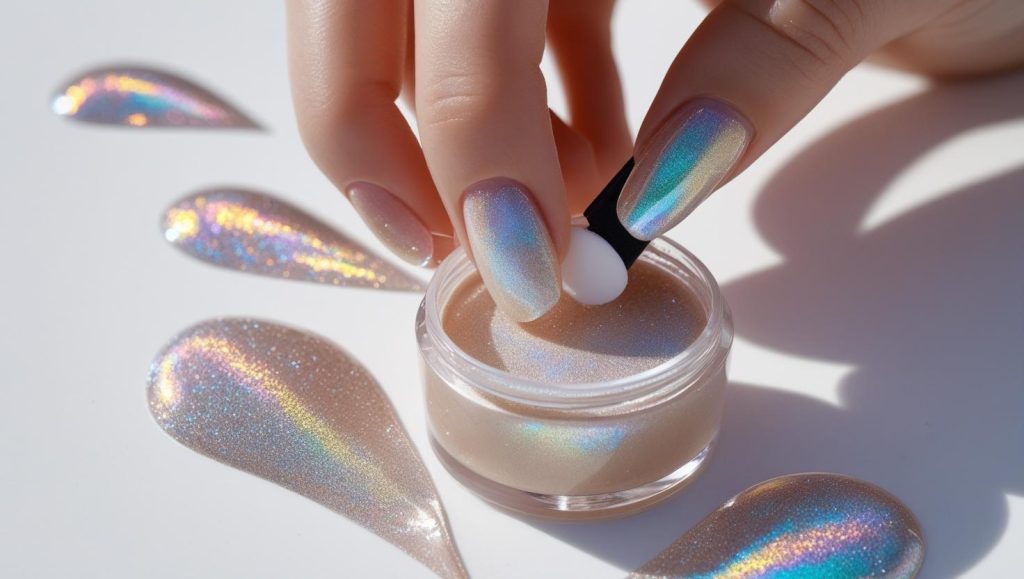 Creating holographic gloss nail designs for 2025 inspiration