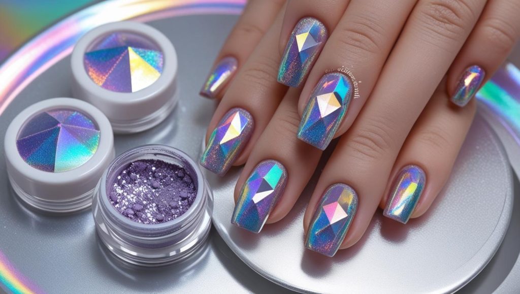 Holographic Nails 2025: Prismatic Trends for Stunning Manicures 12 Nail art kit for DIY holographic nail designs in 2025