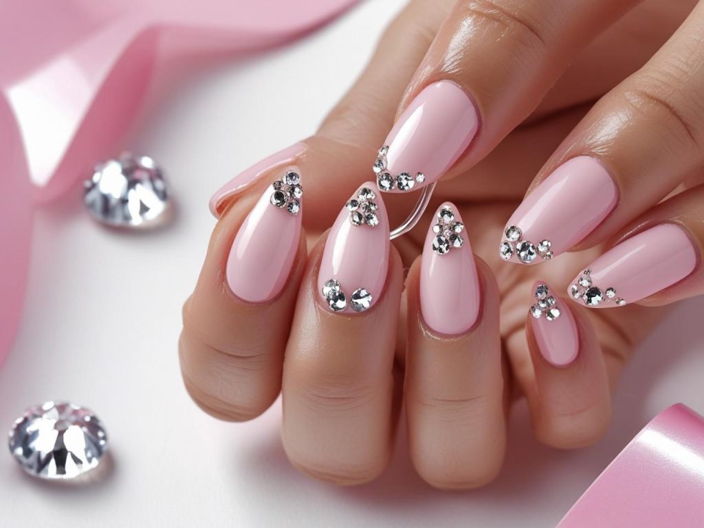 French Manicure 2025: Timeless and Chic Trends for Stunning Nails 13 Creating gemstone French manicure designs for 2025 inspiration.”