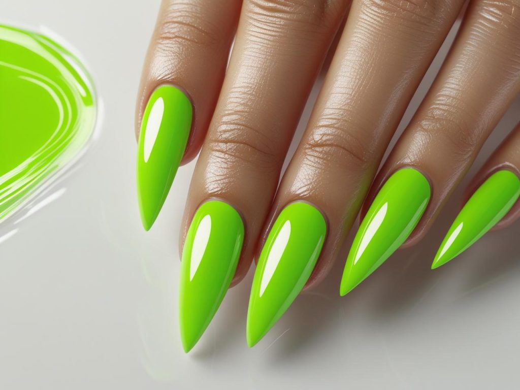 Summer Nail Inspo: Bold and Beautiful Trends for Stunning Manicures 5 “Classic neon summer nail inspo designs with neon green polish.”