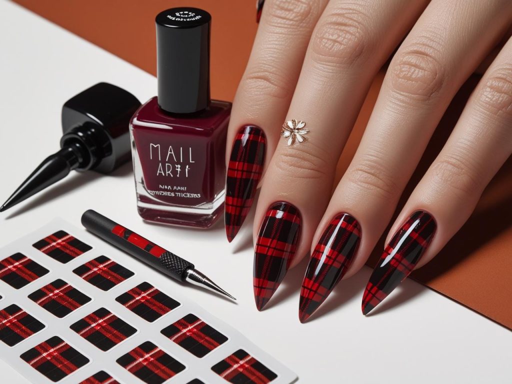 “Nail art kit for DIY fall nail inspo.”
