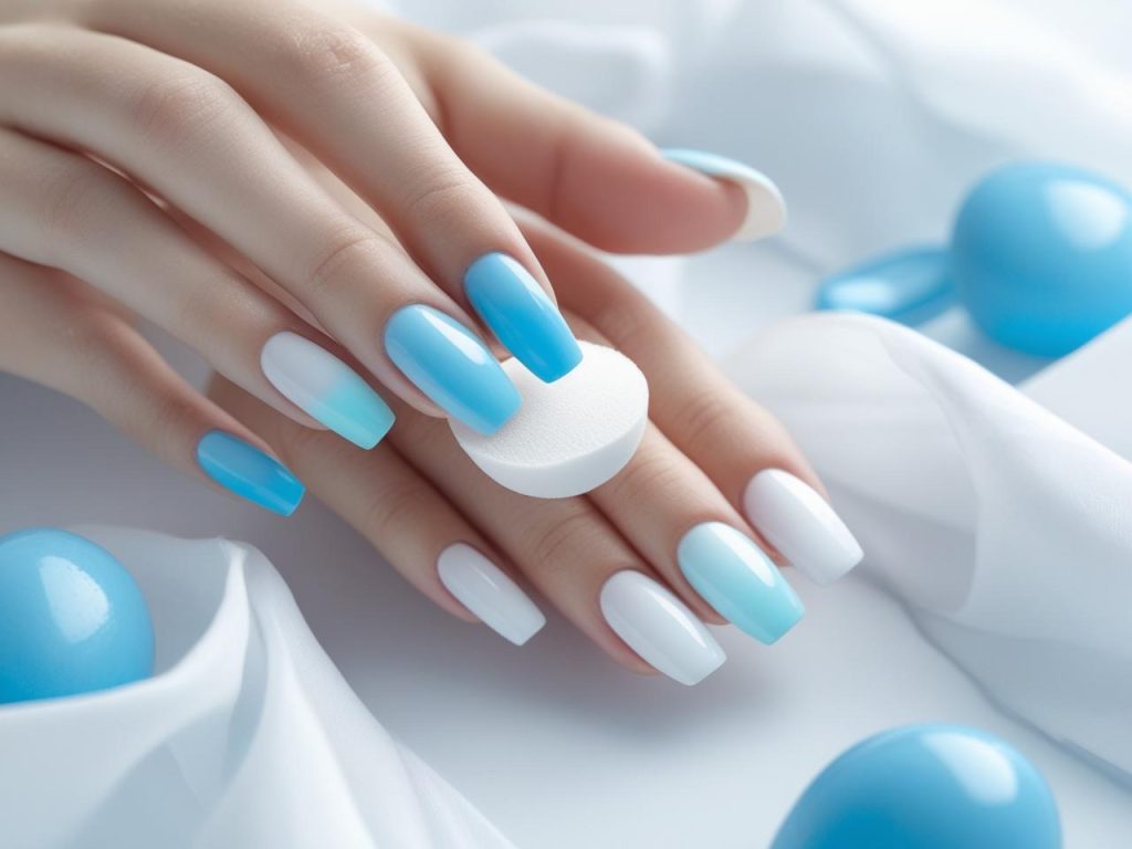  “Creating ombre pastel summer nail designs for 2025 inspiration.”