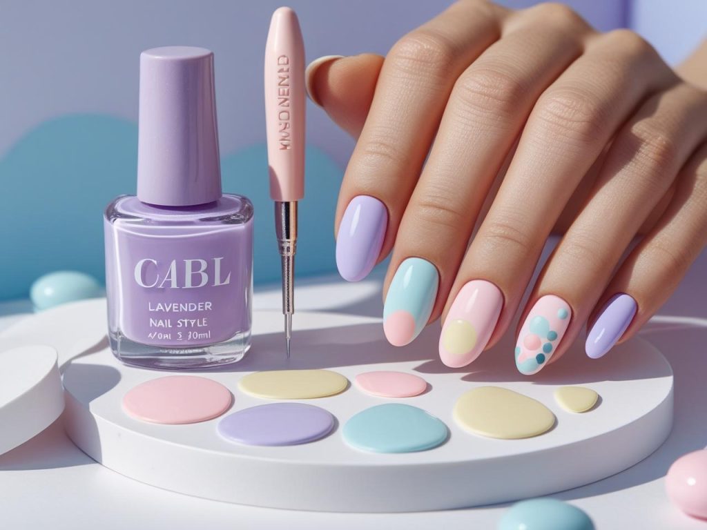  “Nail art kit for DIY pastel summer nails in 2025.”