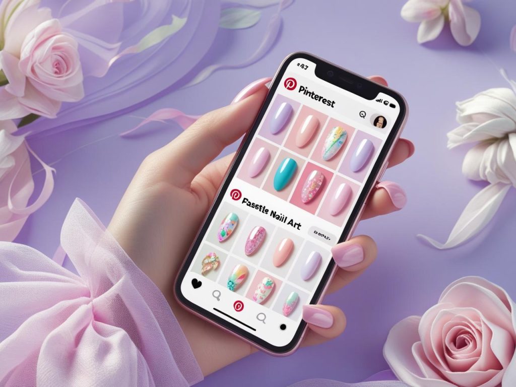 Pastel Nail Designs 2025: Soft and Chic Trends for Stunning Manicures 3 Classic pastel nail designs with light pink polish on a Pinterest board, showcasing 2025 pastel nail trends
