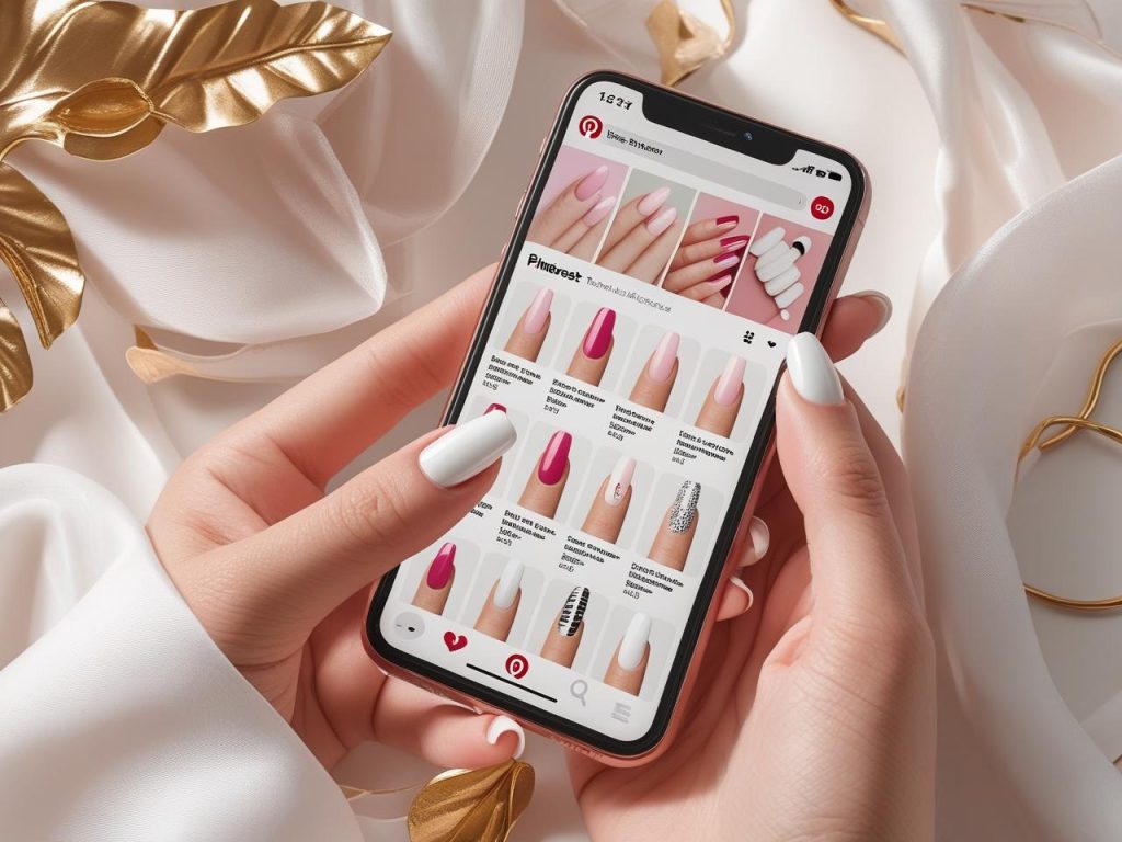 French Manicure 2025: Timeless and Chic Trends for Stunning Nails 3 “Classic white tip French manicure on round nails on a Pinterest board, showcasing 2025 French manicure trends.”