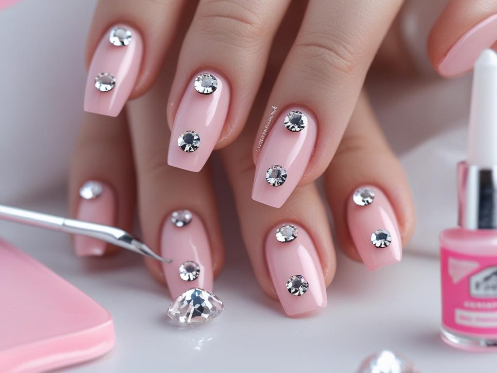 “Creating gemstone reverse French nail designs for 2025 inspiration.”