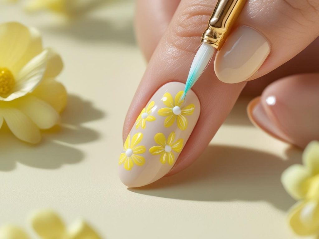 Pastel Nail Designs 2025: Soft and Chic Trends for Stunning Manicures 10 Creating floral pastel nail designs for 2025 inspiration