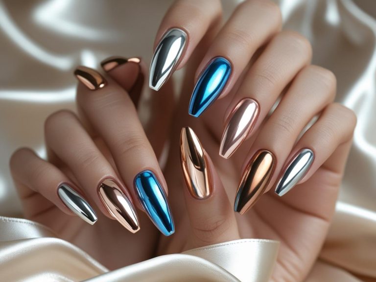 Metallic Nails 2025: Bold Reflective Trends for Stunning Manicures