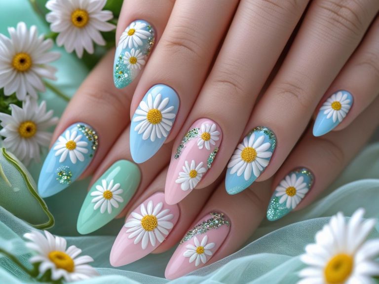 Daisy Nail Art 2025: Playful and Romantic Trends for Stunning Manicures