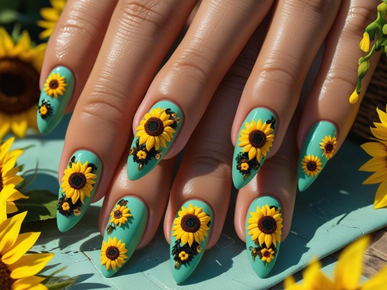 Sunflower Nails 2025: Vibrant and Cheerful Trends for Stunning Manicures