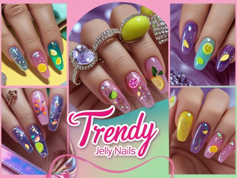 Jelly Nails 2025: Vibrant Translucent Trends for Stunning Manicures