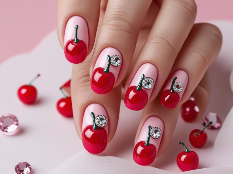 Cherry Nails 2025: Playful and Bold Trends for Stunning Manicures