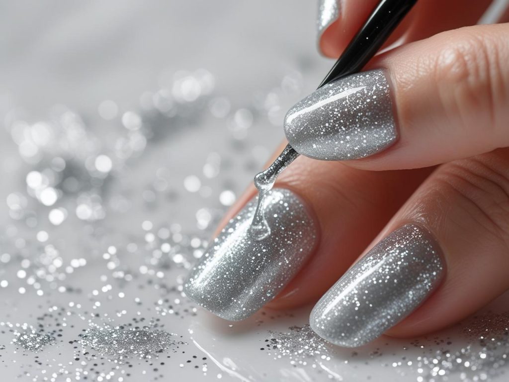 Jelly Nails 2025: Vibrant Translucent Trends for Stunning Manicures 7 Creating glitter jelly nail designs for 2025 inspiration