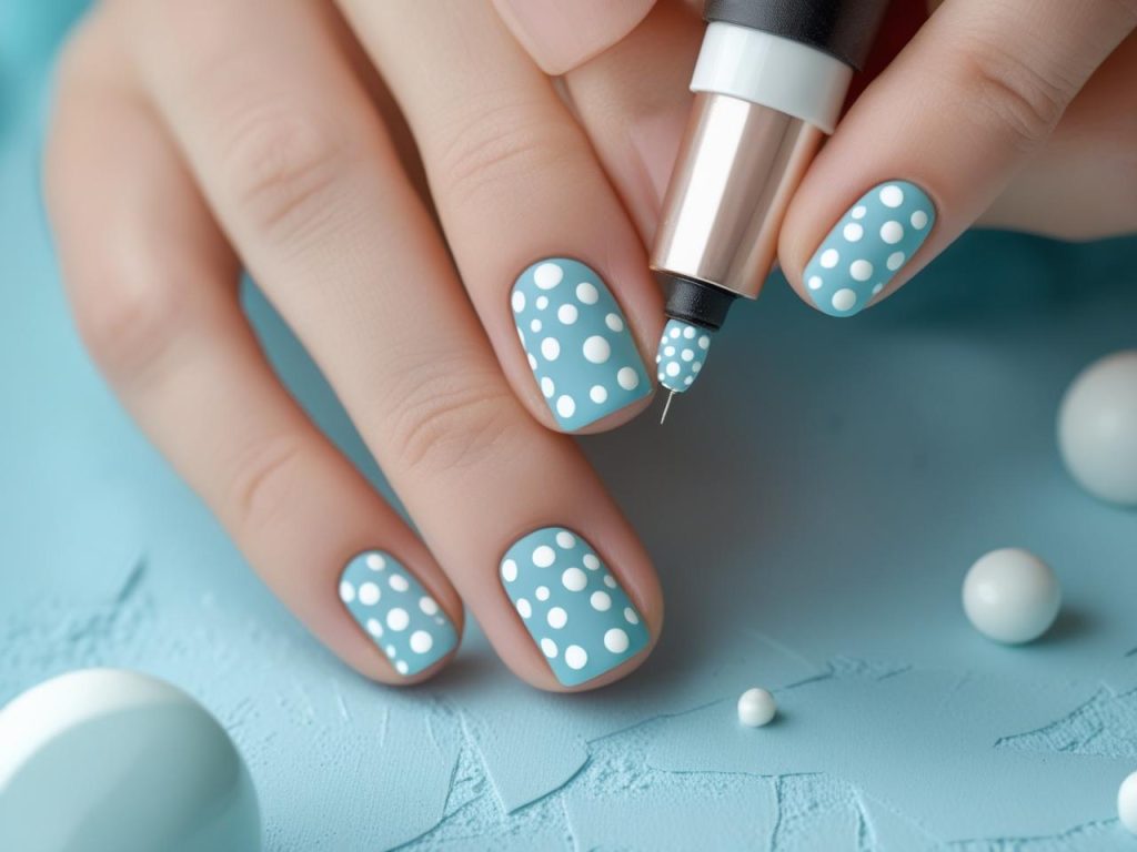 Cute Summer Nails: Playful and Chic Trends for Stunning Manicures 10 Creating pastel polka dot cute summer nail designs for inspiration