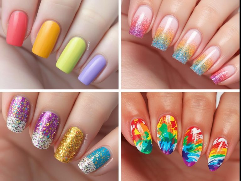 Rainbow Nail Designs: Colorful and Pinterest-Worthy Manicures to Adore