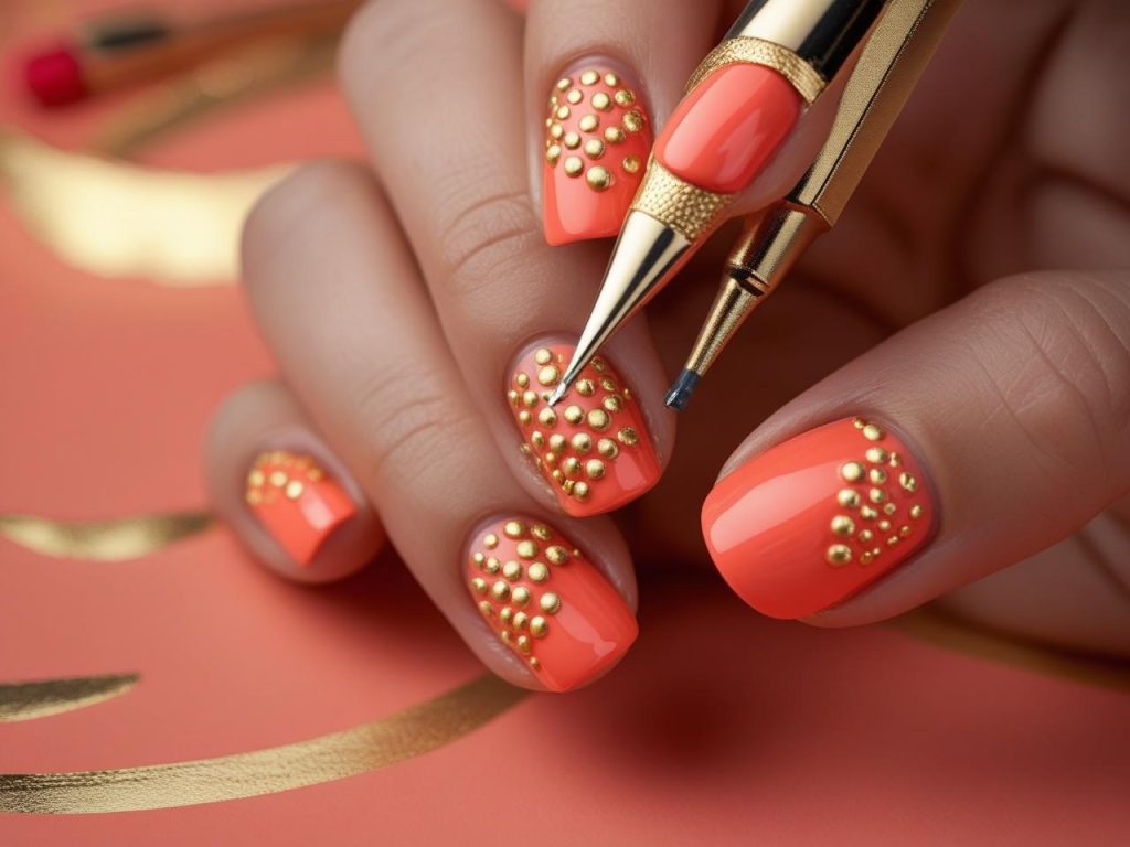 Beach Vibes Nails 2025: Coastal and Breezy Trends for Stunning Manicures 10 “Creating tropical coral beach vibes nail designs for 2025 inspiration.”