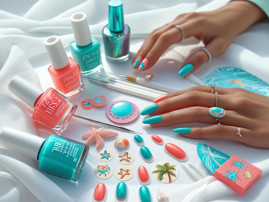 Beach Vibes Nails 2025: Coastal and Breezy Trends for Stunning Manicures 15 kk 1