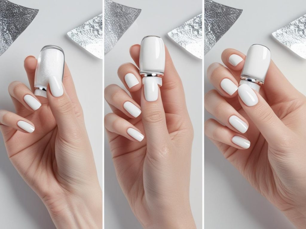 White Nail Designs 2025: Elegant and Timeless Trends for Stunning Manicures 5 “DIY minimalist white gloss nail tutorial for 2025 trends.”