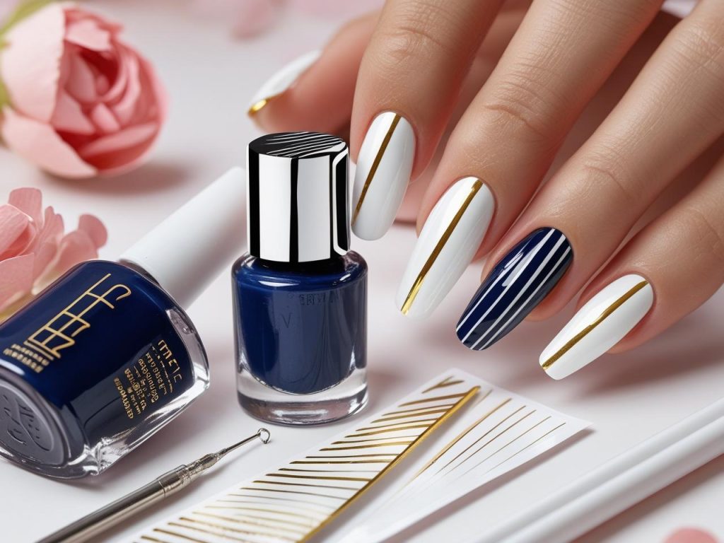 “Nail art kit for DIY easy nail designs.”