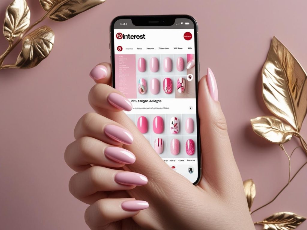 Pink Nail Designs 2025: Vibrant and Chic Trends for Stunning Manicures 3 Pastel pink gloss round nails on a Pinterest board, showcasing 2025 pink nail trend