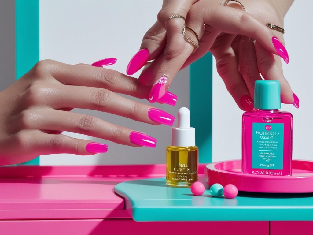 Jelly Nails 2025: Vibrant Translucent Trends for Stunning Manicures 15 Applying cuticle oil for flawless jelly nails in 2025