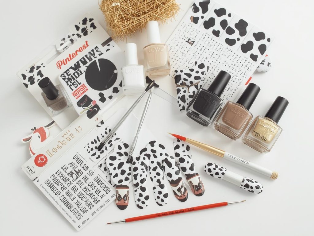 Cow Print Nail Designs: Playful and Pinterest-Worthy Manicures to Adore 13 12 27