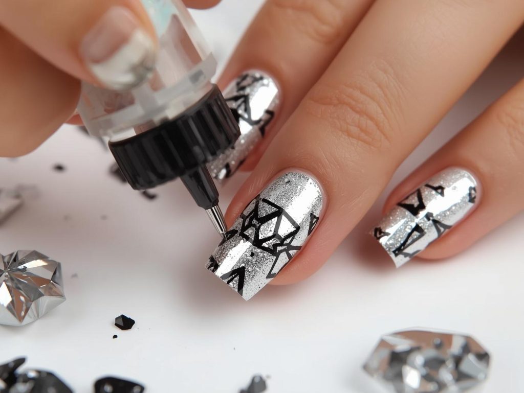 Metallic Silver Nail Designs: Sleek and Pinterest-Worthy Manicures to Adore 6 5 18 1
