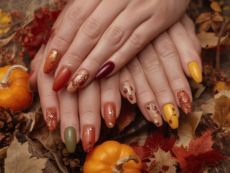 Fall Leaves Nail Art: Cozy and Pinterest-Worthy Manicures to Adore