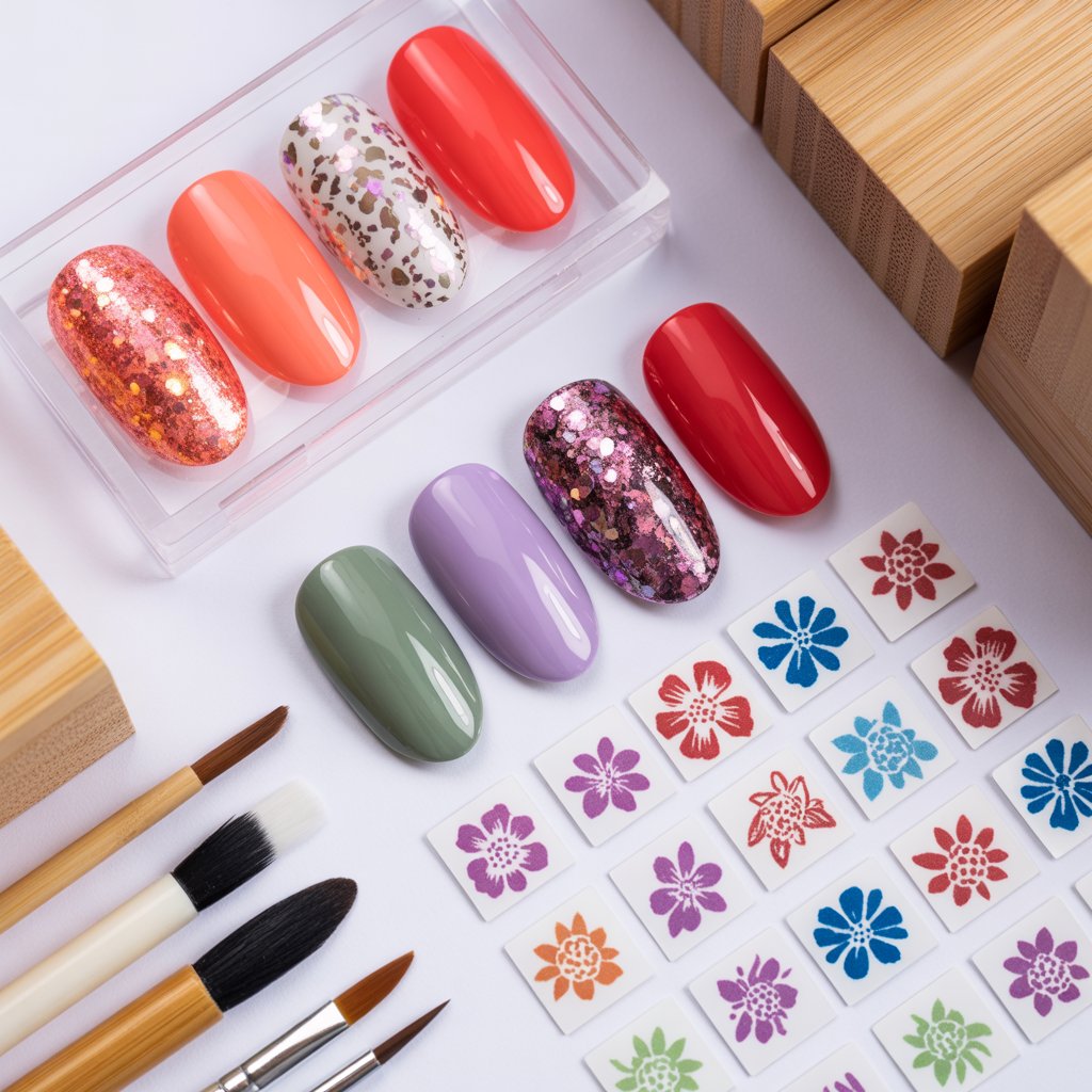 Eco-Friendly Nails: Sustainable and Pinterest-Worthy Manicures to Adore 13 Eco-friendly nail kit with non-toxic polish and tools for sustainable nail designs.