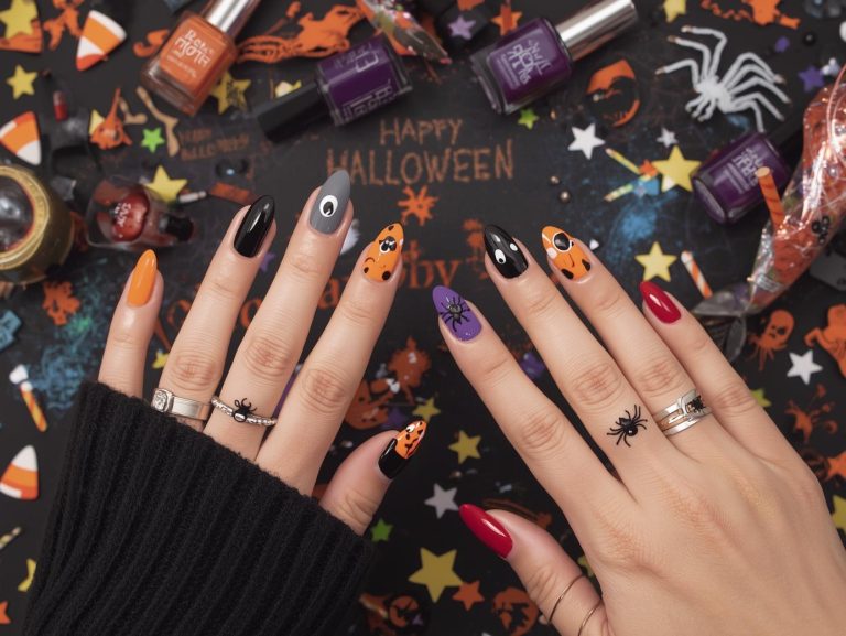 Featured Image of easy halloween nails