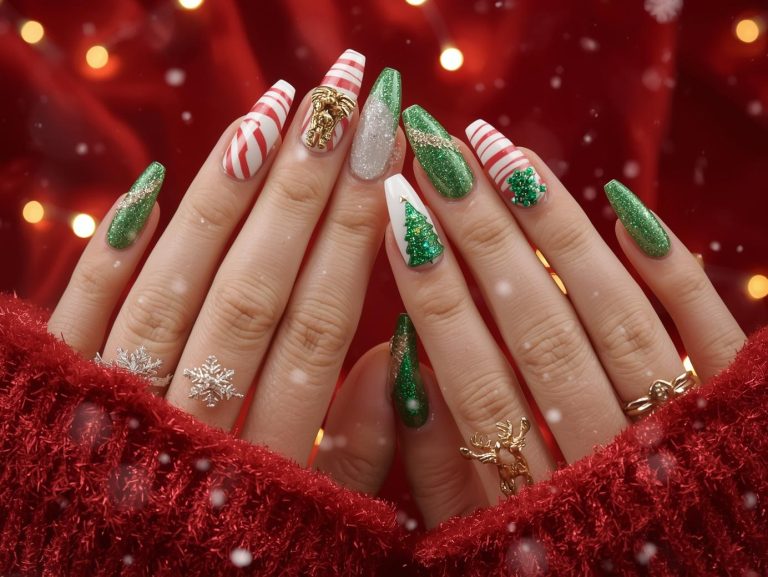 Featured Image of Christmas Nail Designs