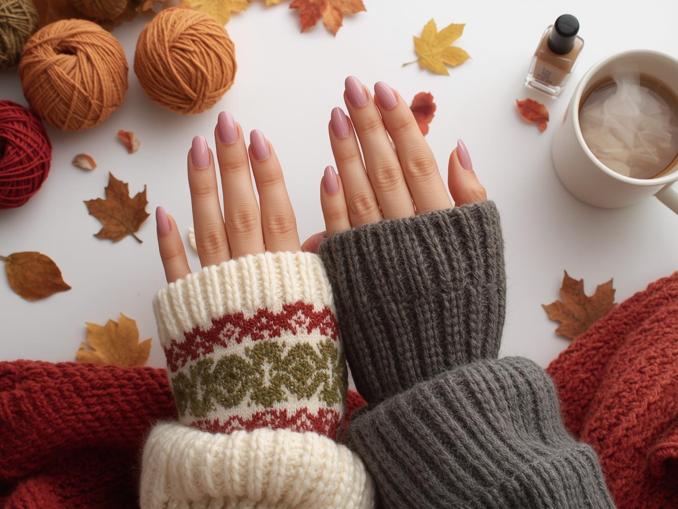 Featured image of sweater weather nails
