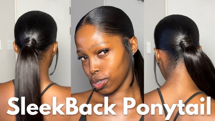 Sleek back Ponytail design