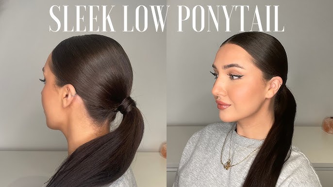 Sleek Low Ponytail Design