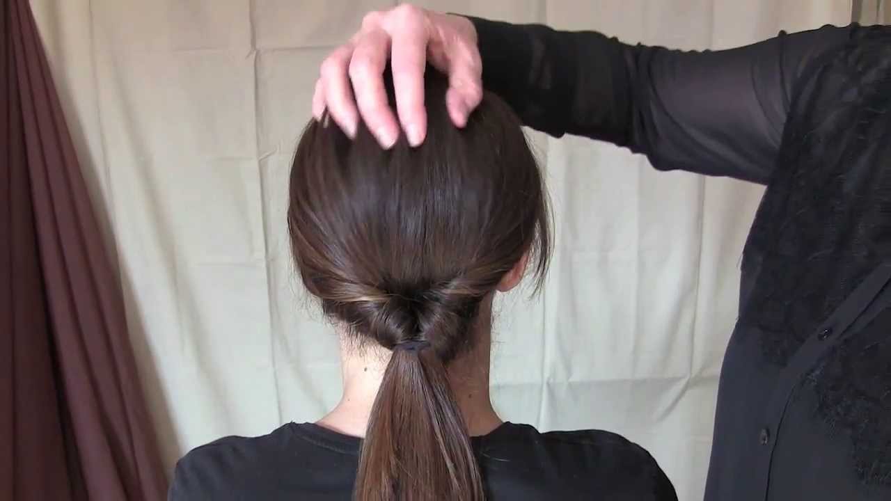 Low Twisted Ponytail