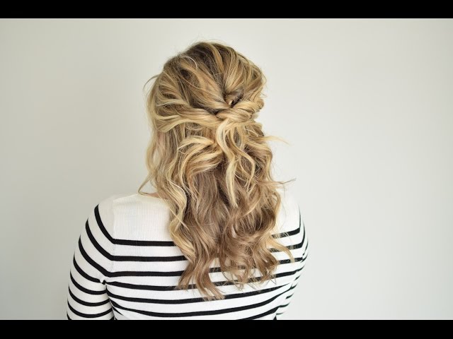 Half-Up Twist design